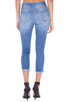 B&C Frayed Crop Skinny Jeans