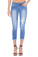 
              B&C Frayed Crop Skinny Jeans
            