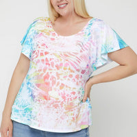 Mermaid Splashes Top (Plus)