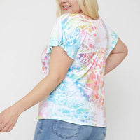 Mermaid Splashes Top (Plus)