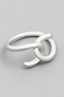 
              Loose Twist Knot Ring
            