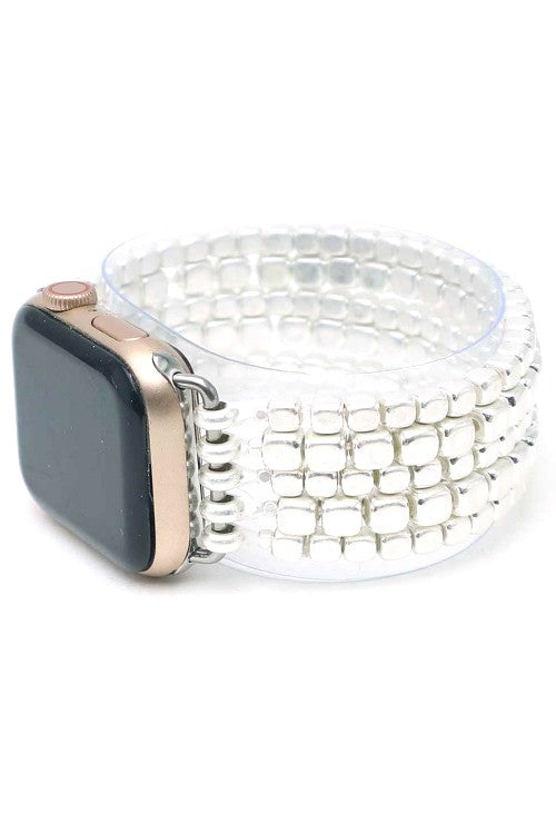 Cubed Metal Bead iPhone Watch Band