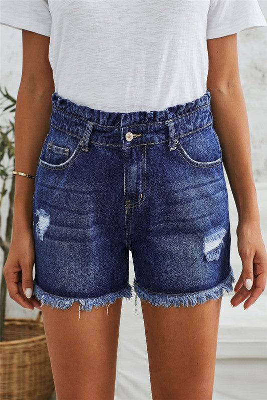 Best Day Ever Dark Wash Shorts