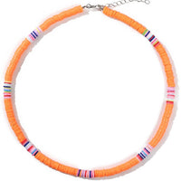 Disc Beads Choker Necklace
