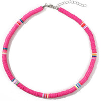 Disc Beads Choker Necklace