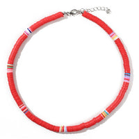 Disc Beads Choker Necklace