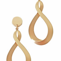 Tear Drop Twist Earrings