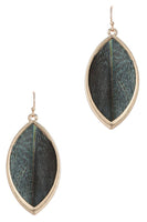 
              Marquise Feather Dangle Earring
            