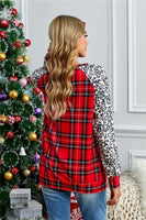 Wild About Plaid Pullover Top