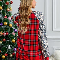 Wild About Plaid Pullover Top