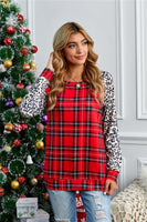 Wild About Plaid Pullover Top