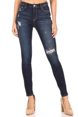 Super Dark Wash Skinny Jeans