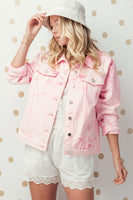 
              Pastel Denim Jacket
            