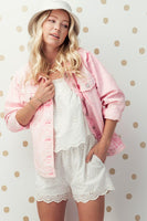 
              Pastel Denim Jacket
            