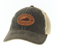 Grand Rivers Leather Patch Cap