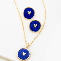 Heart Coin Necklace
