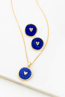 Heart Coin Necklace