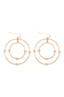 Double Circle Knot Earrings