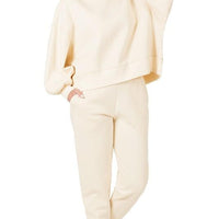 Creamy Clouds Jogger Set