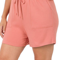 Cotton Drawstring Shorts