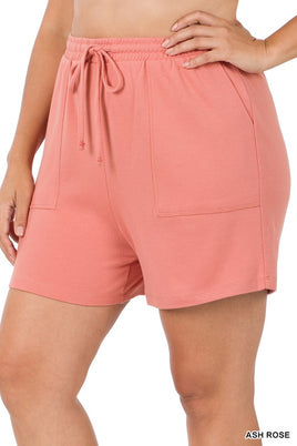 Cotton Drawstring Shorts