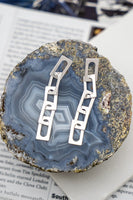 
              Square Chain Dangle Earrings
            