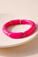 Chunky Acrylic Stretch Bracelet