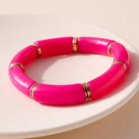 Chunky Acrylic Stretch Bracelet