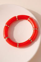 Chunky Acrylic Stretch Bracelet