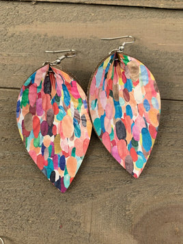 Artistic Expression Leather Earrings