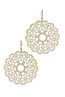 Filigree Circle Earring