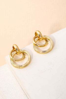 Double Ring Earrings