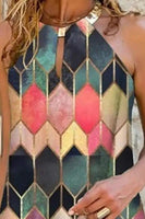 Stained Glass Halter Dress