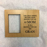 Natural Wood Picture Offset Frame 4x6