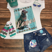 Love Chocolate Sublimated Tee