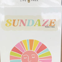 Pura Vida Sundaze Stickers