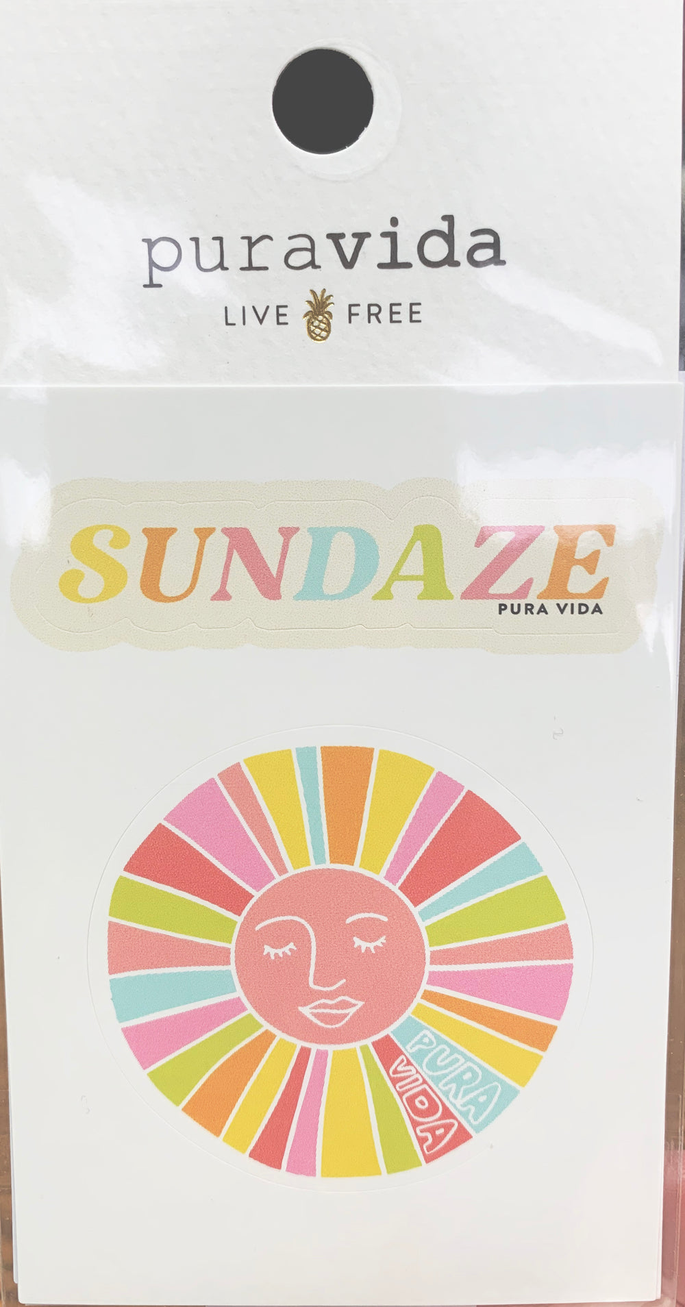 Pura Vida Sundaze Stickers
