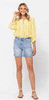 Judy Blue High Rise Mid Length Shorts