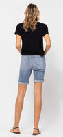 Judy Blue Hi Rise Cuffed Bermuda Shorts