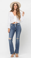 
              Judy Blue Mid Rise Boot Cut
            