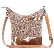 Derben Canvas & Leather Shoulder Bag