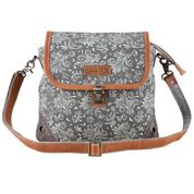 Arcane Canvas & Leather Shoulder Bag