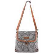 Arcane Canvas & Leather Shoulder Bag