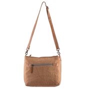 
              Mosaic Canvas & Leather Shoulder Bag
            