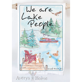 We Are Lake People Towel