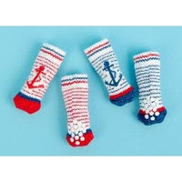 Anchors Away Pup Socks