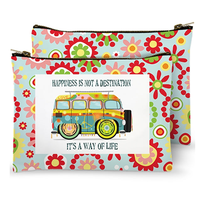 Happiness Zippered Bag