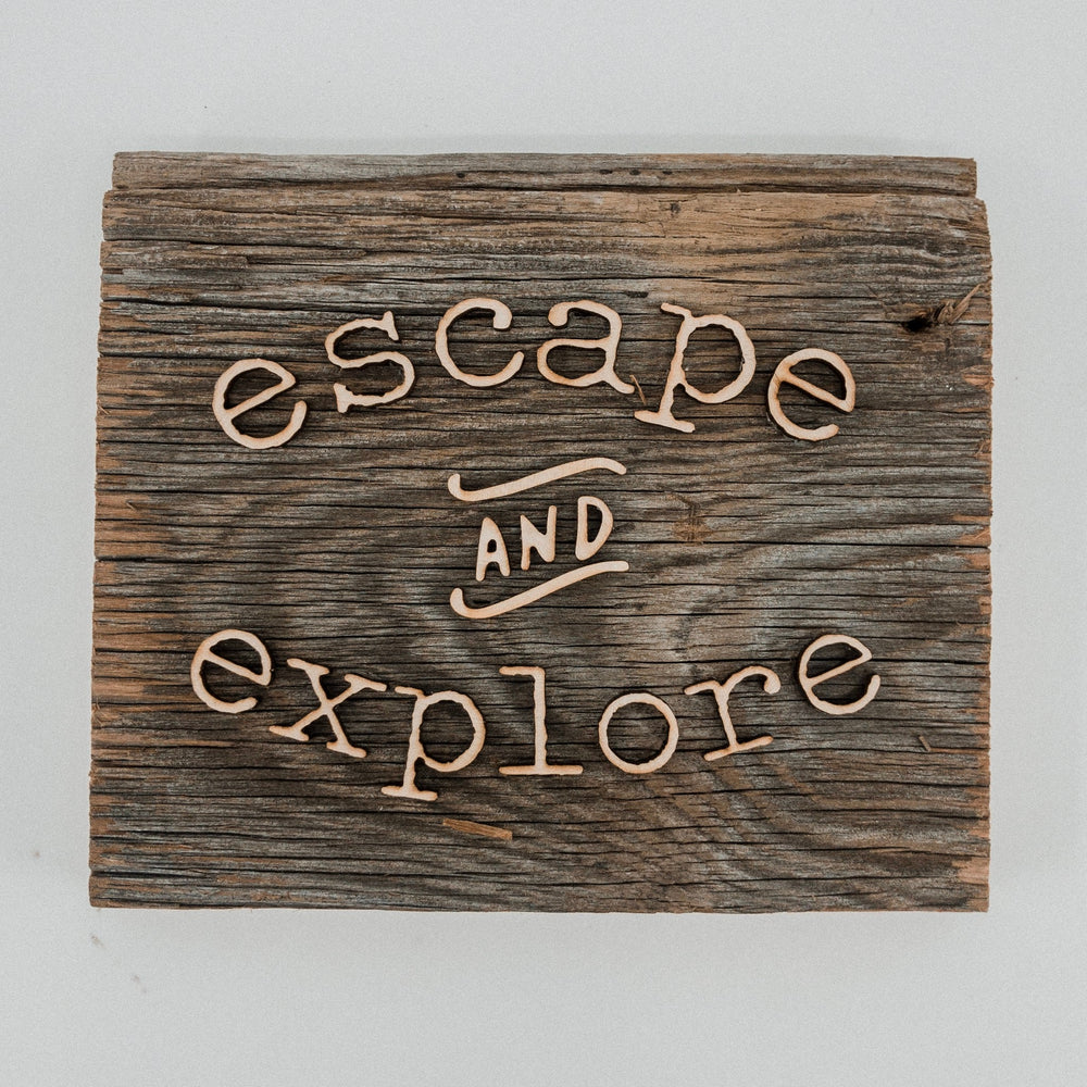 Escape Explore Reclaimed Wood