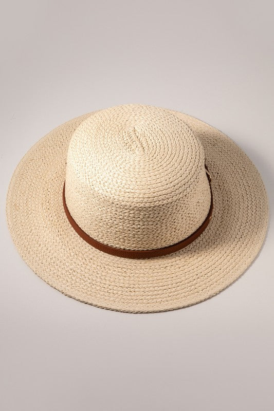 Straw Fedora Hat