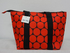 Lunch Tote Red Polka Dots